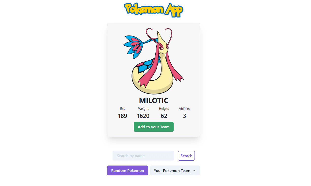 portfolio Pokemon Generator