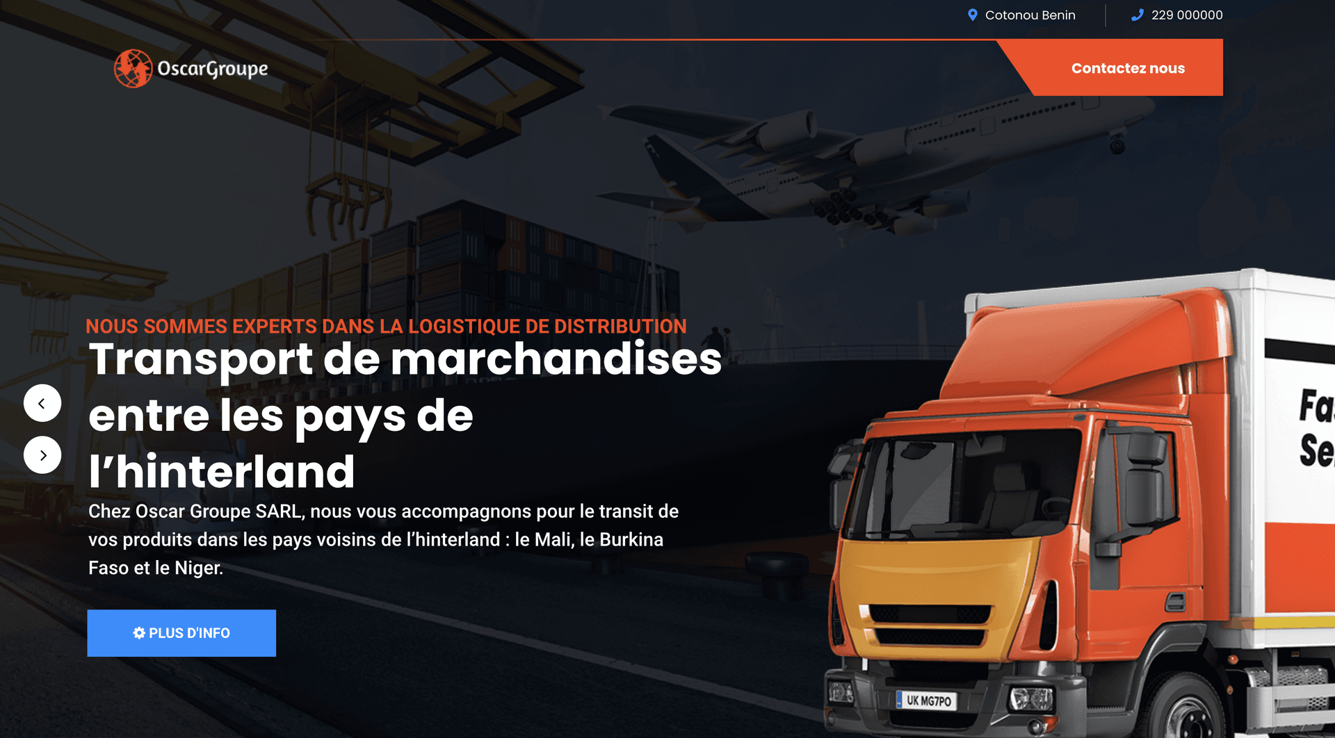 portfolio Oscargroupe Website