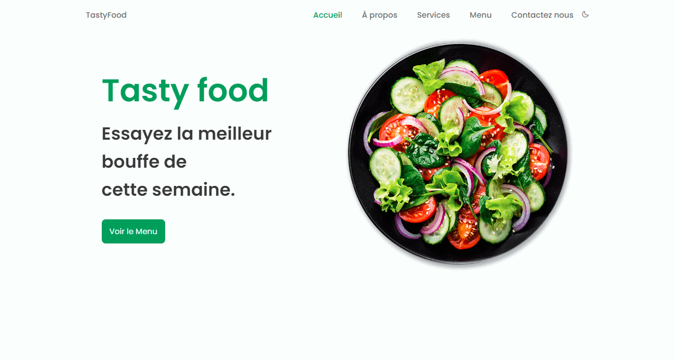 portfolio Restaurant Website